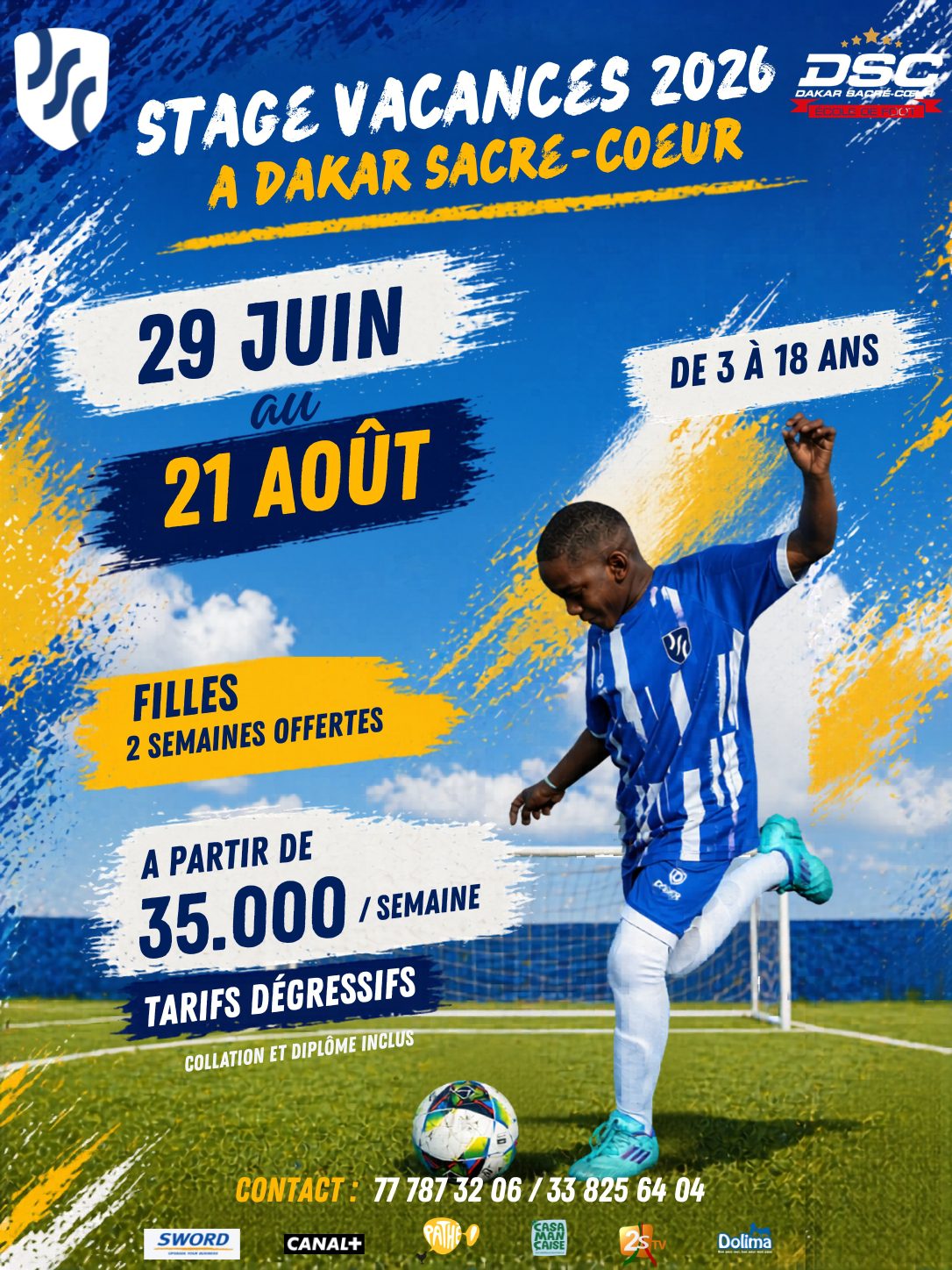 stage vacances 2026